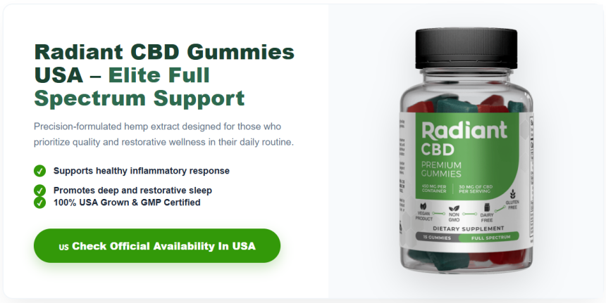 Radiant CBD  USA Review – Natural Daily Wellness