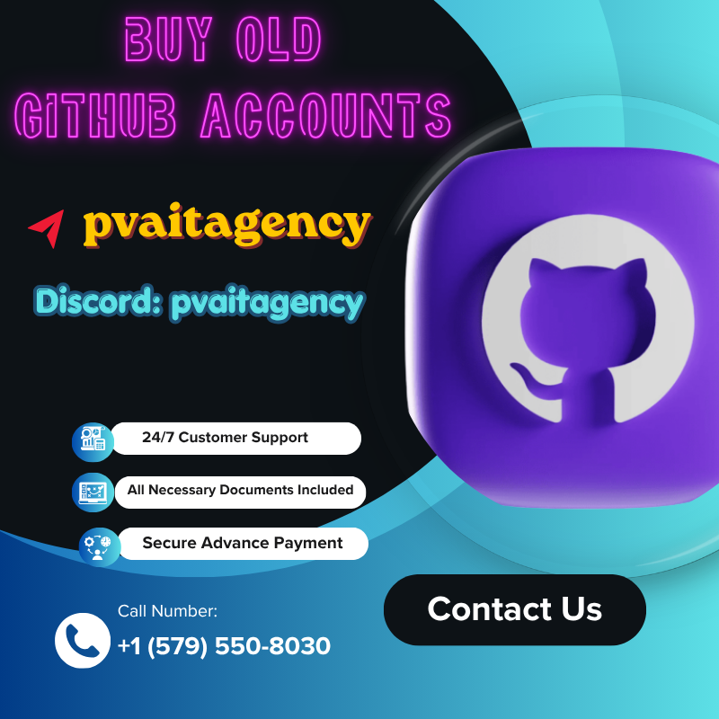 Buy, GitHub Accounts Aged, Active Developer-Rea