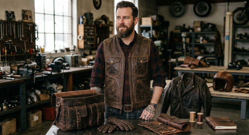 The Ultimate Guide to Styling a Men's Leather Vest