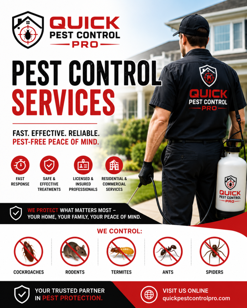 Pest Control Services: The Complete Guide to Keeping Your Home and Business Pest-Free