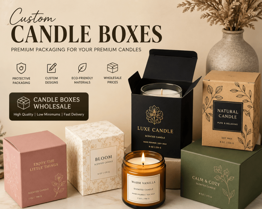 Custom Candle Boxes: Premium Packaging That Elevates Your Brand