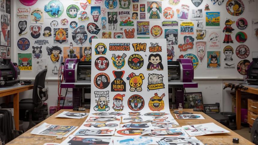 Stickers Printing and Printing Services by Shaheen Advertising