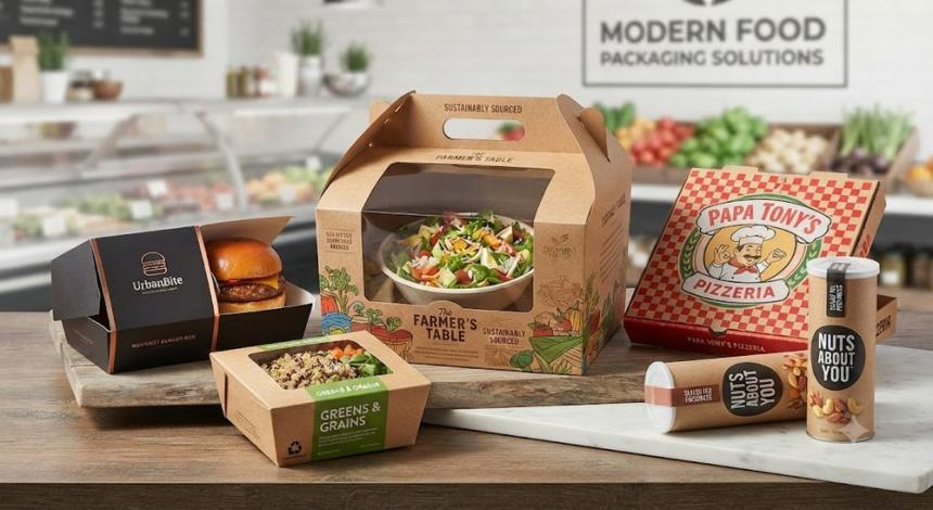 Food Boxes Packaging: Safe and Attractive Solution for Modern Food Brands