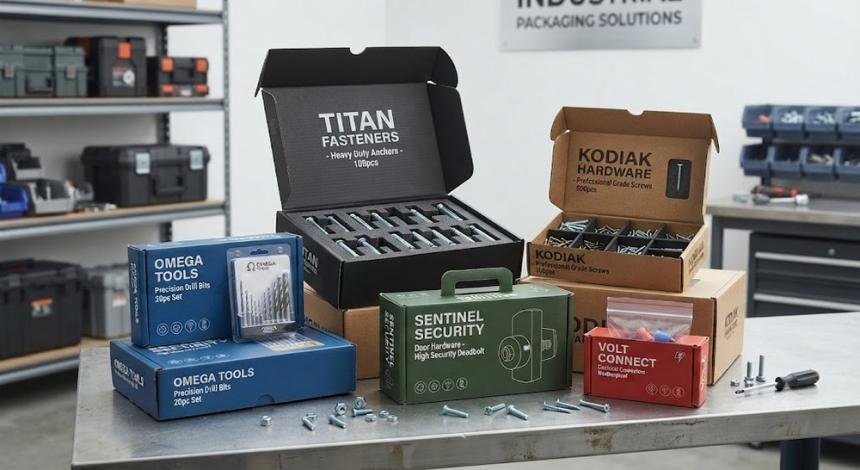 Custom Hardware Boxes: Strong Packaging for Safe and Reliable Storage