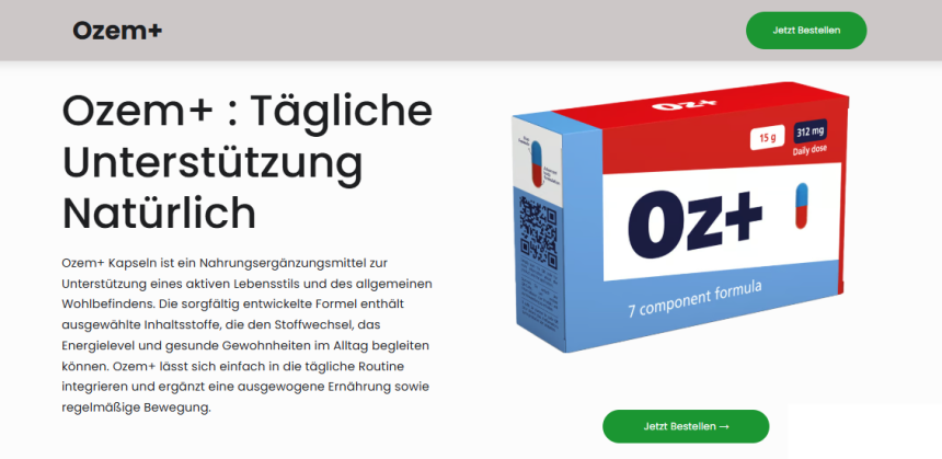 OZ+ Capsules: A Complete Guide to Benefits, Ingredients, and Healthy Weight Management