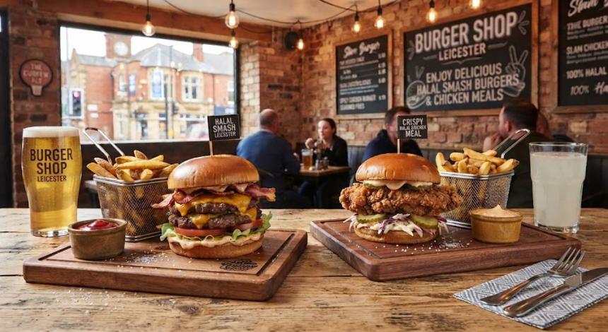 Burger Shop Leicester – Enjoy Halal Smash Burgers and Chicken Meals