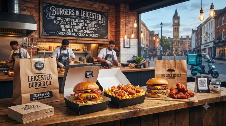 Burgers in Leicester – Discover Delicious Takeaway and Burger Joints