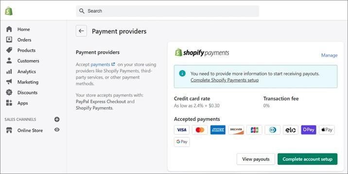Why do you need a Shopify Payments approved store?