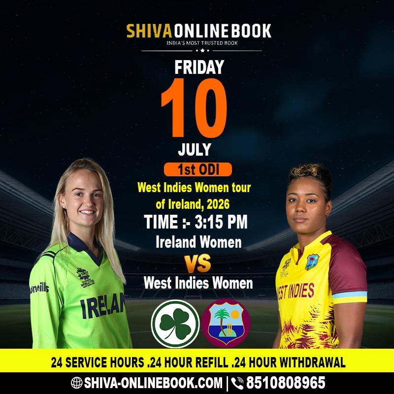 Ireland Women vs West Indies Women Match Preview | Shiva Book 247