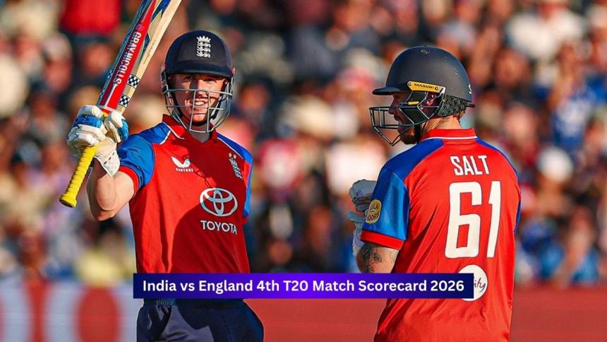 England vs India, 4th T20I, Match Highlights 2026