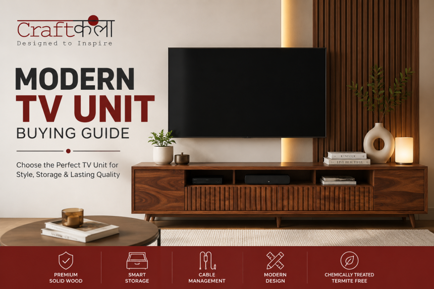Modern TV Unit A Complete Buying Guide to Elevate Your Living Room