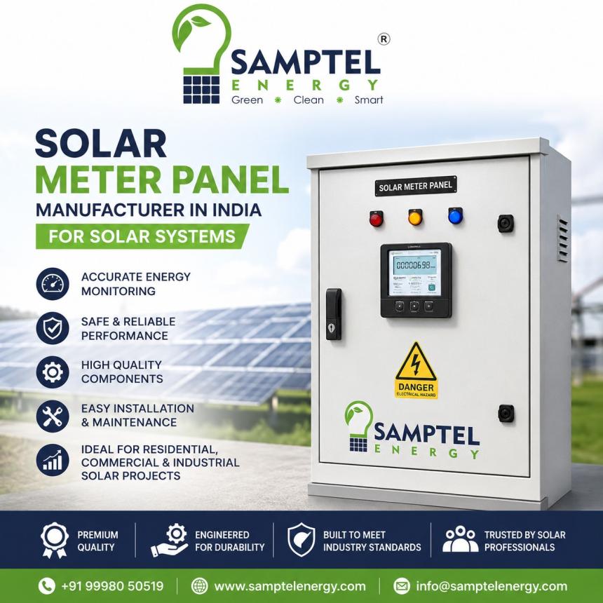 Solar Meter Panel Manufacturer in India for Solar Systems