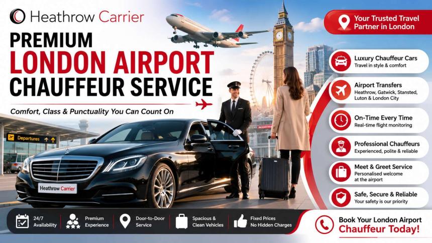 Executive London Airport Chauffeur Service | Heathrow Carrier