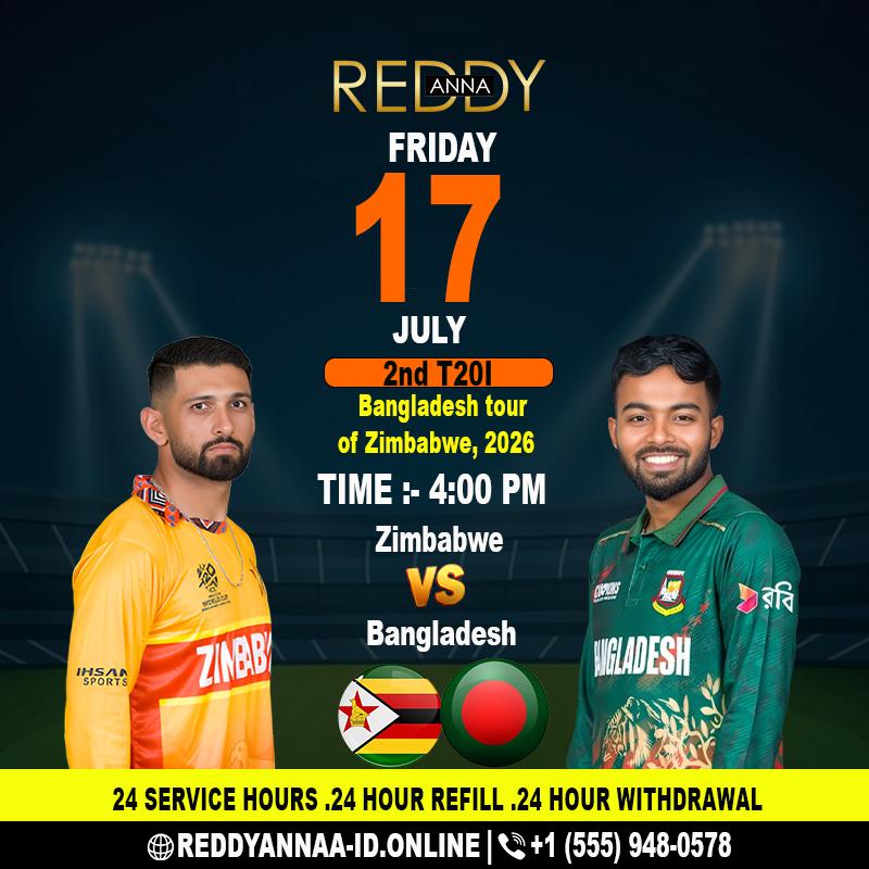 Reddy Anna Book : Exploring Themes and Insights from the Ahead of Zimbabwe vs Bangladesh's 2nd T20 Match on July 17th.