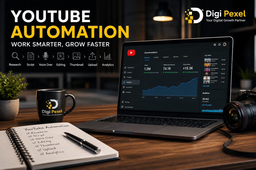 Digi Pexel's Guide to YouTube Automation: Scale a Profitable Channel Without Doing Everything Yourself