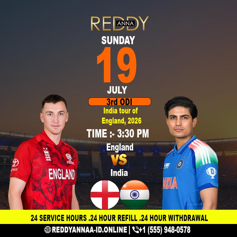 Reddy Anna as We Gear Up for the Epic Encounter of England vs India on July 19, 2023, at Lord's.