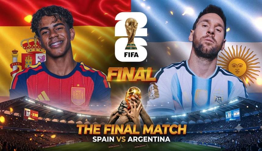 Spain vs Argentina 2026 World Cup Final Match date, time & lineups