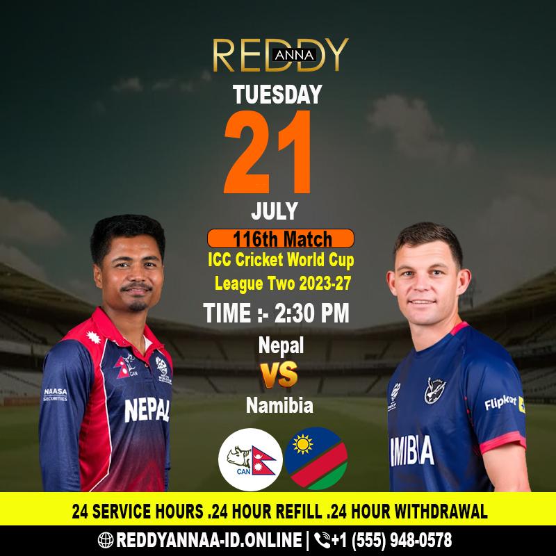 Reddy Annaa Influences Our View of Nepal vs Namibia in the ICC Cricket World Cup League Two Match.
