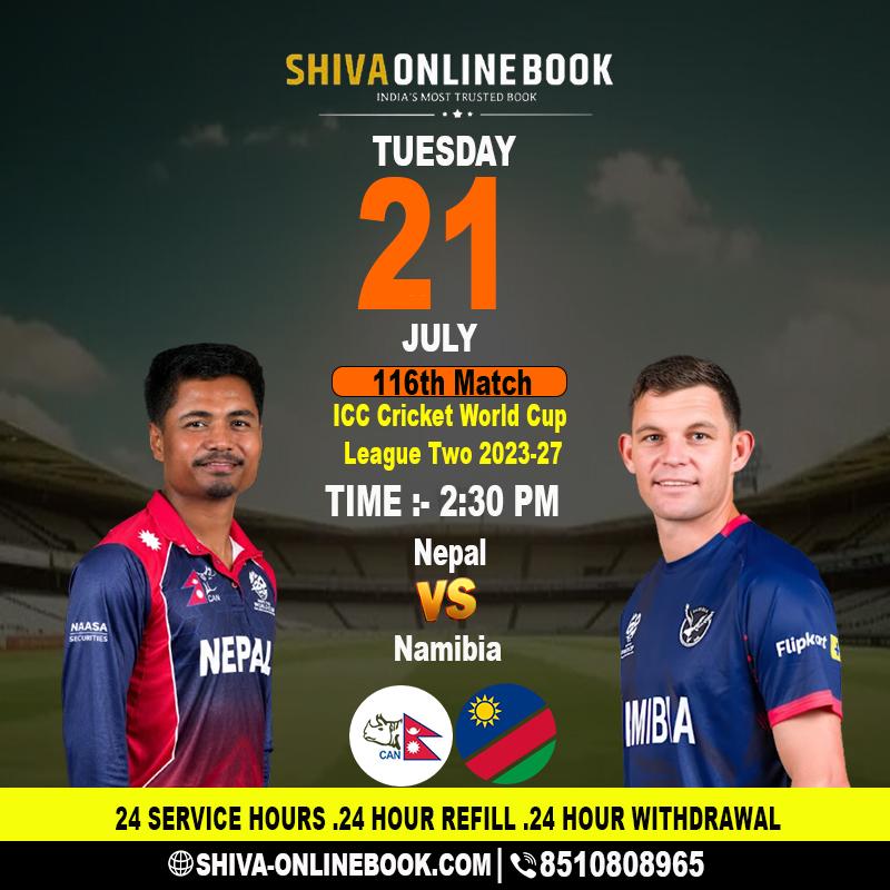 Shiva Book 247: Nepal vs Namibia Battle at Utrecht Tomorrow
