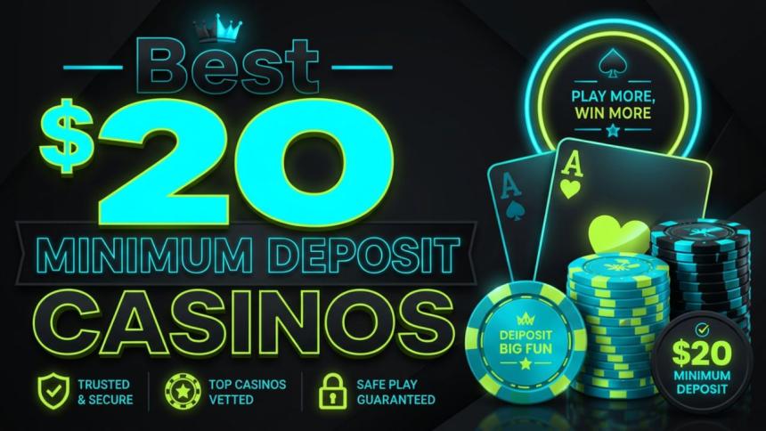 Best $20 Minimum Deposit Casinos: Affordable Access to Premium Online Gaming