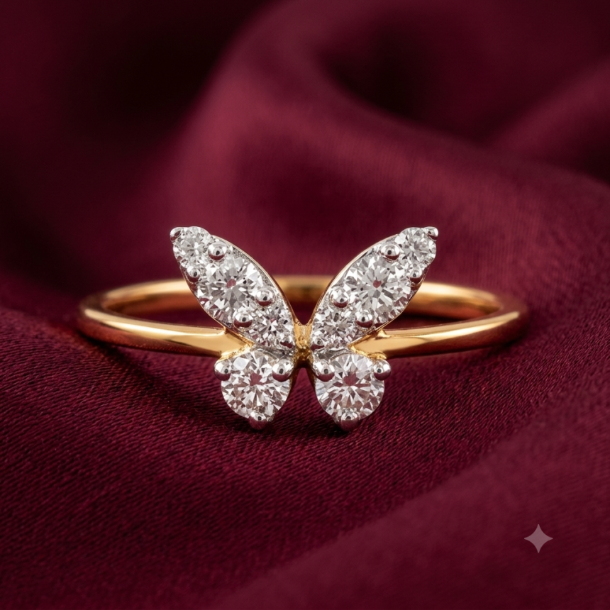 Shop Diamond Ring for Girls | Modern Jewellery by Sirius Jewels