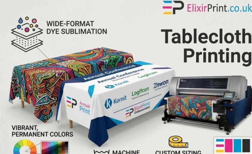 Personalized Tablecloth Printing: Turn Every Table Into a Powerful Marketing Tool
