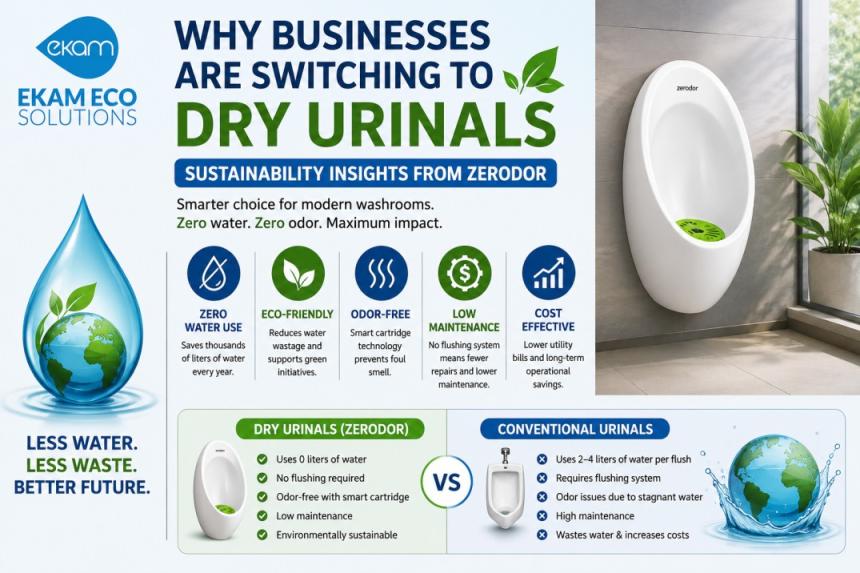 Why Dry Urinals Are Transforming Water Conservation in Commercial Spaces | Zerodor