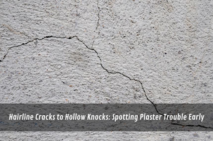 Hairline Cracks to Hollow Knocks: Spotting Plaster Trouble Early