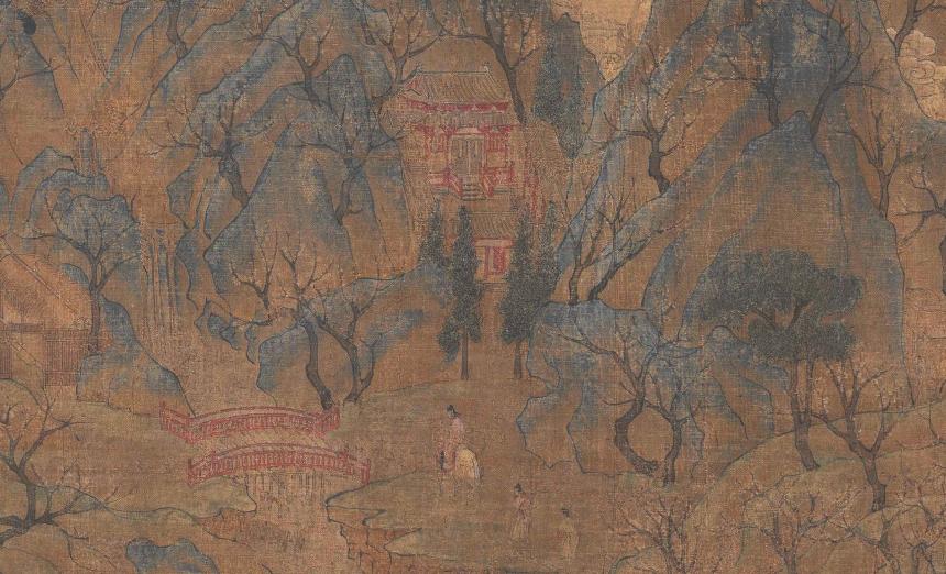 Painting : Spring Outing (游春图).