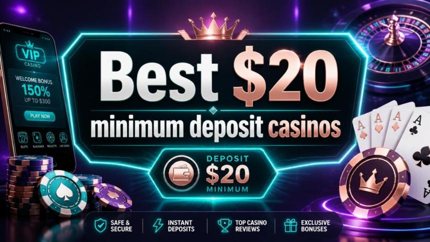 Best $20 Minimum Deposit Casinos: Enjoy Online Gaming with a Smaller Budget