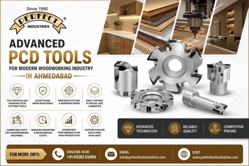 PCD Tools Manufacturer in Ahmedabad for Modern Woodworking Industry