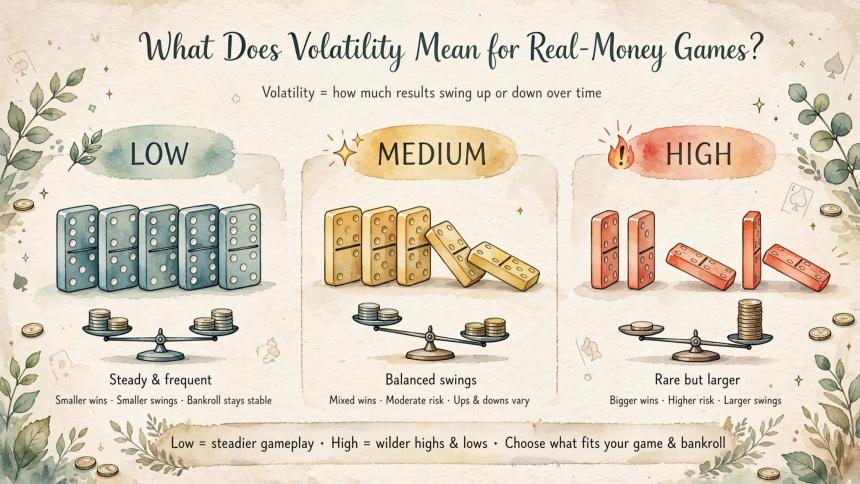 What Does Volatility Mean for Real-Money Games?