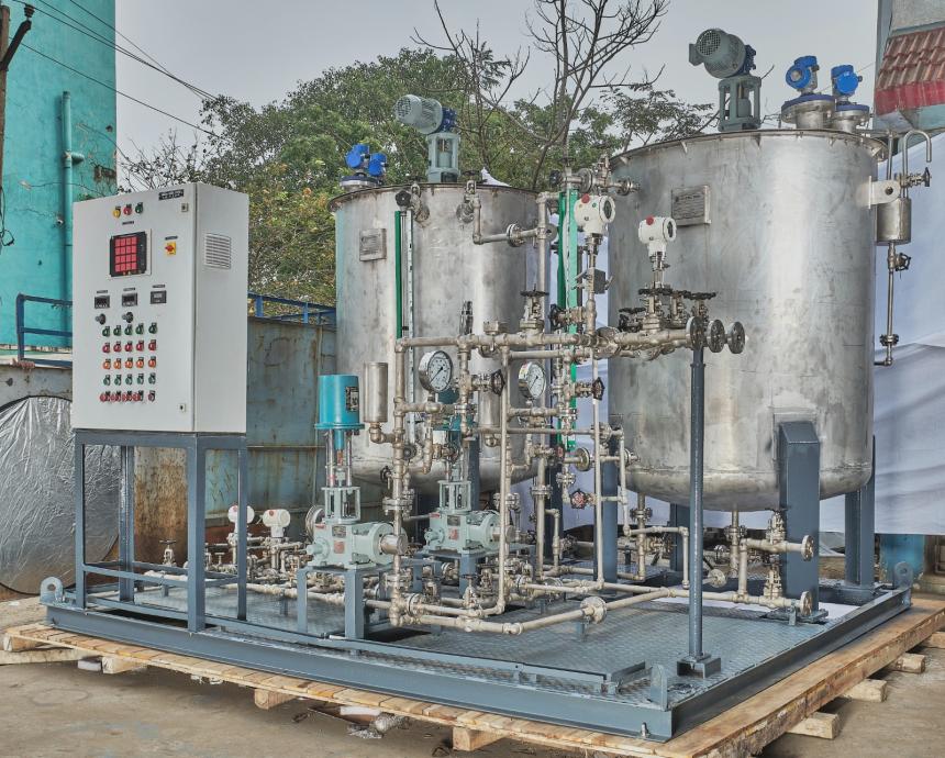 chemical dosing pump system