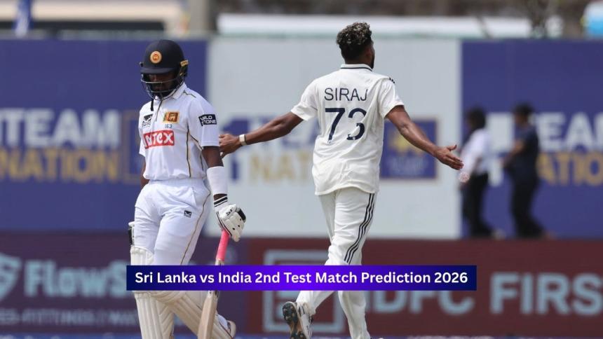 Sri Lanka vs India 2nd Test Match 2026