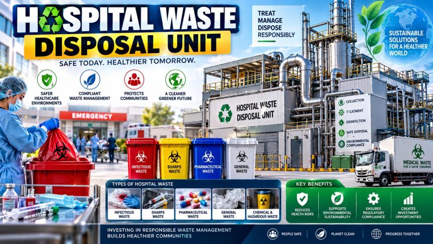 Hospital Waste Disposal Unit Setup Cost