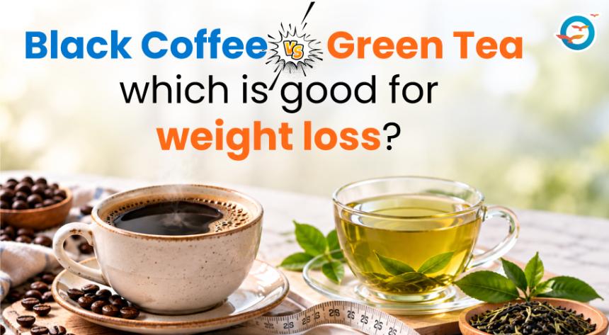 black coffee vs green tea
