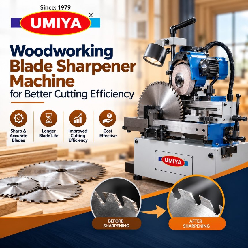 Woodworking Blade Sharpener Machine for Better Cutting Efficiency