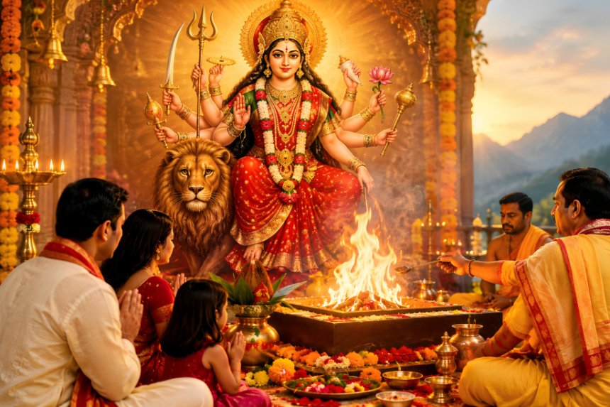 Maha Durga Yagya During Navratri: Spiritual Protection & Strength