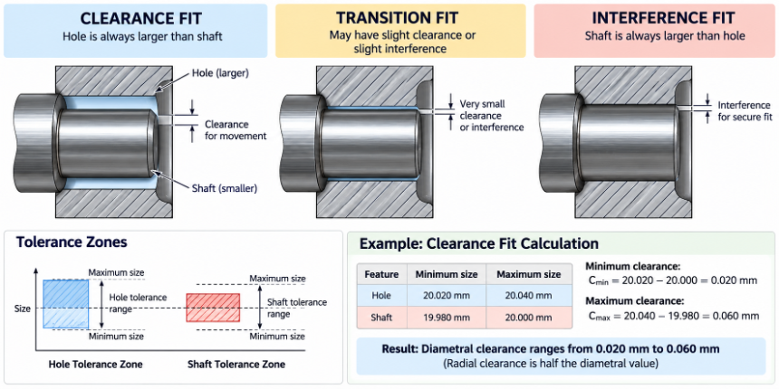 How to Choose the Right Fit and Clearance for Moving Mechanical Parts