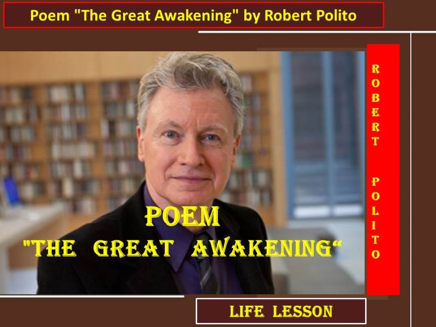 Poem "The Great Awakening" by Robert Polito