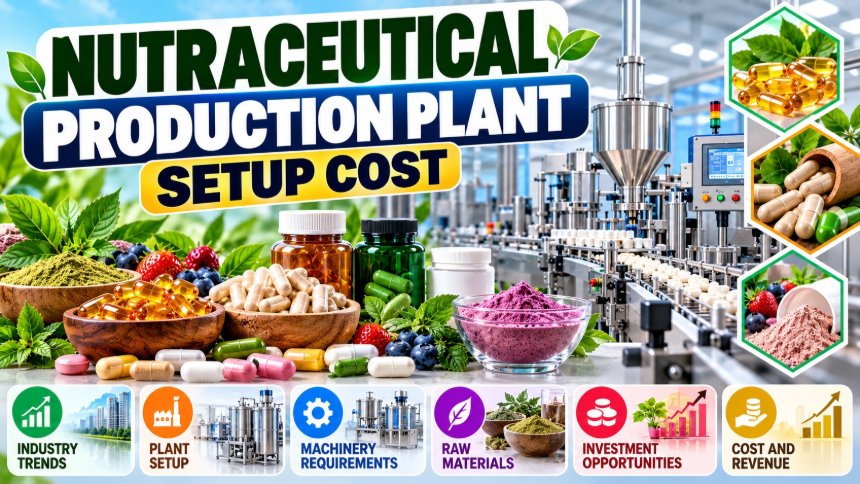 Nutraceutical Production Plant Setup Cost 2026: Investment Opportunities, Project Economics & Business Plan