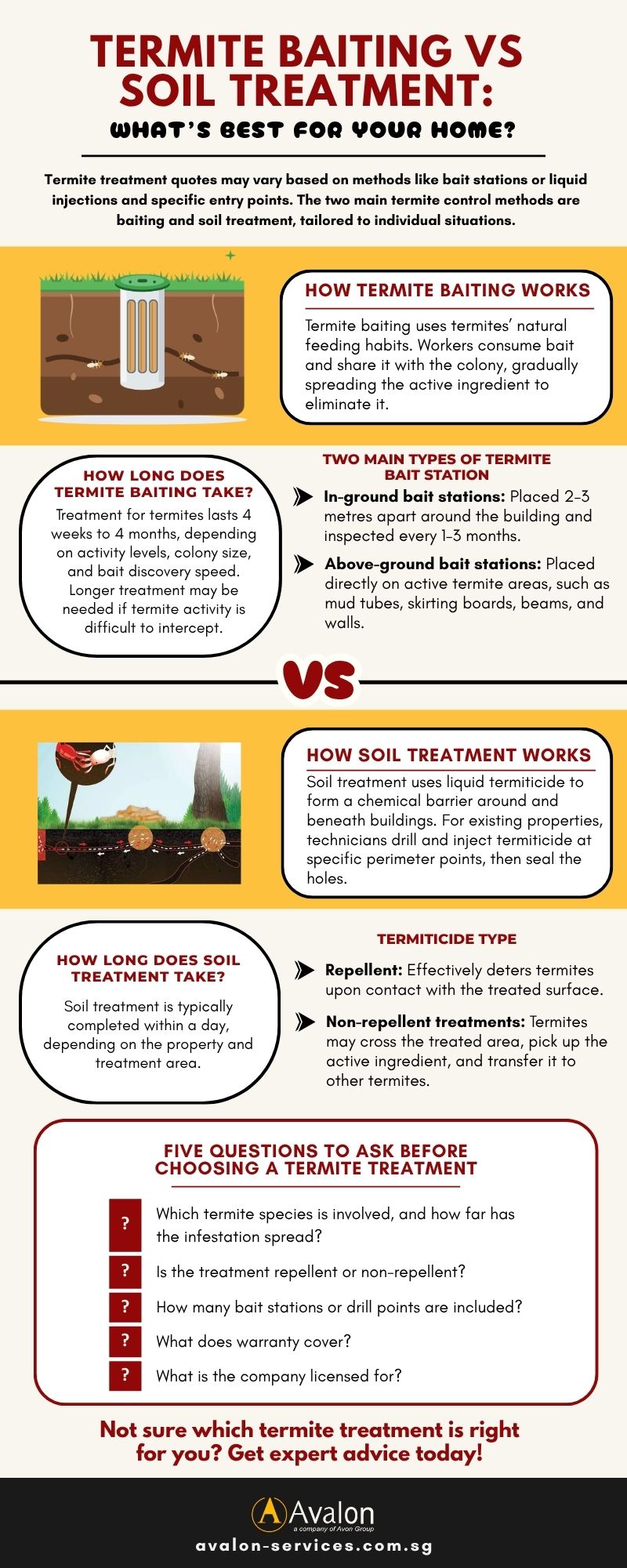 Termite Baiting vs Soil Treatment: What’s Best for Your Home?