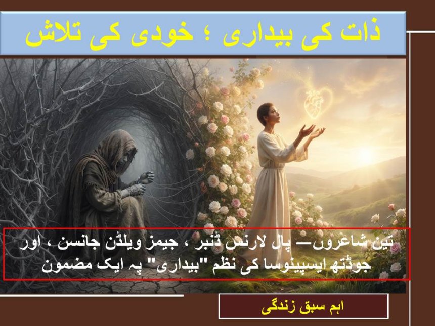 ذات کی بیداری ؛ خودی کی تلاش