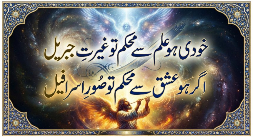 خودی ہو علم سے محکم تو غیرتِ جبریل